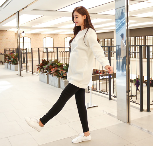 75555 - [한정수량][세일-b]임부*후리스포근 자수t