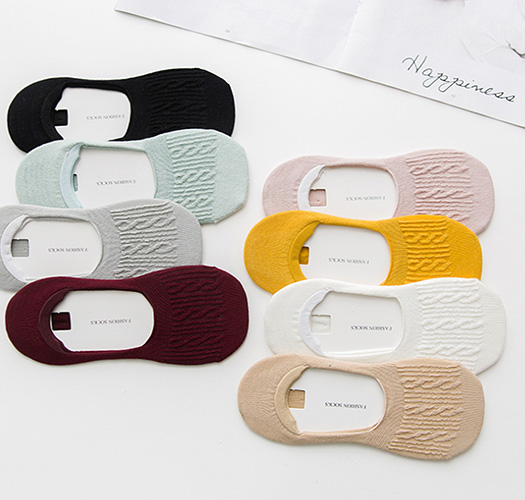 [Joy Multi] Women's Twiddle Slipper Fake Socks 8 Types 1 Set 204085.