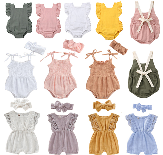 [Joy Multi] Petit Petit Cool Infant Sleeveless Bodysuit Random 2 Piece 700185.