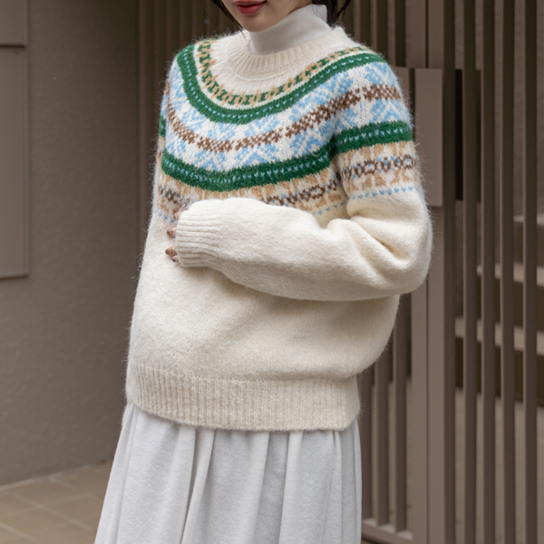 Maternity*Amoune Round Knit