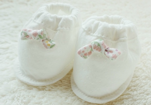 [Ongari] Making a basic foot wrap<br> Pastel Flower/petit lace