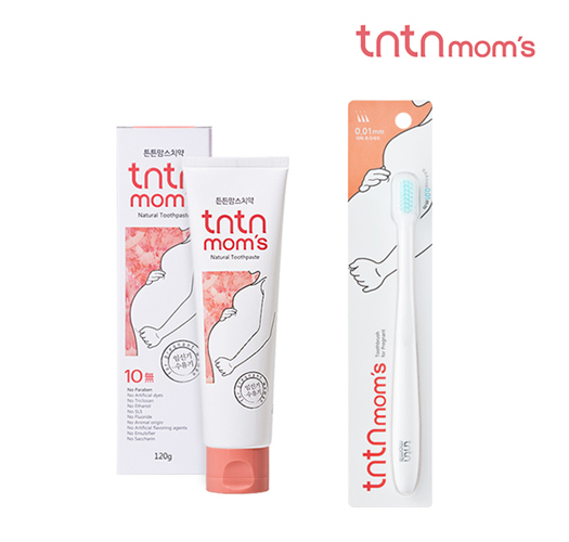 <font color="bb4b57"><b>[Limited time discount]</b></font><br> [Toutun Moms] Toothpaste + Toothbrush Set for Pregnancy