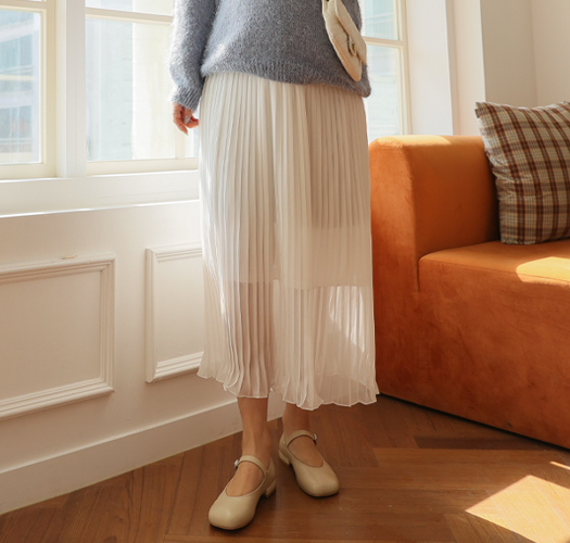 Maternity*Piano pleated maternity skirt