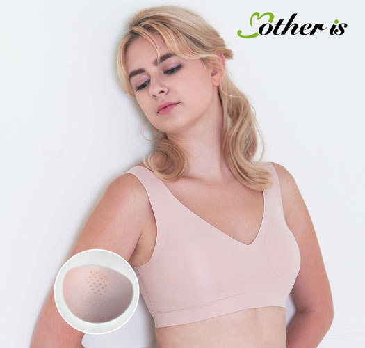 [Mother Is] Maternity Seamless Nude Bra