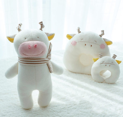 [Ongari] 2021 Year of the Ox Organic Cow Attachment Doll Making Prenatal Prenatal Sewing DIY for Pregnant Women (Color select)