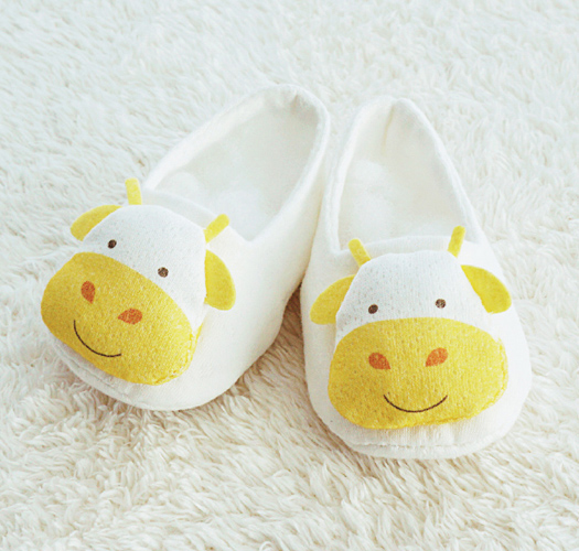 [Ongari] 2021 Year of the Ox Organic Cow Baby Shoes Making DIY (yellow/Pink/Blue)