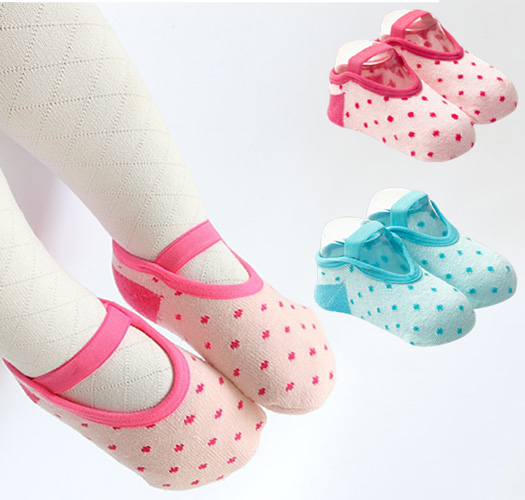 [Joy Multi] Instep banding dot infant slipper type 1 (one size) 302883