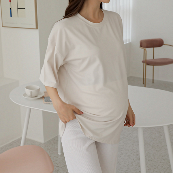 <b>[Limited time discount]</b> [Fine Thanks] Maternity*Cool Everlight short sleeve maternity t-shirt