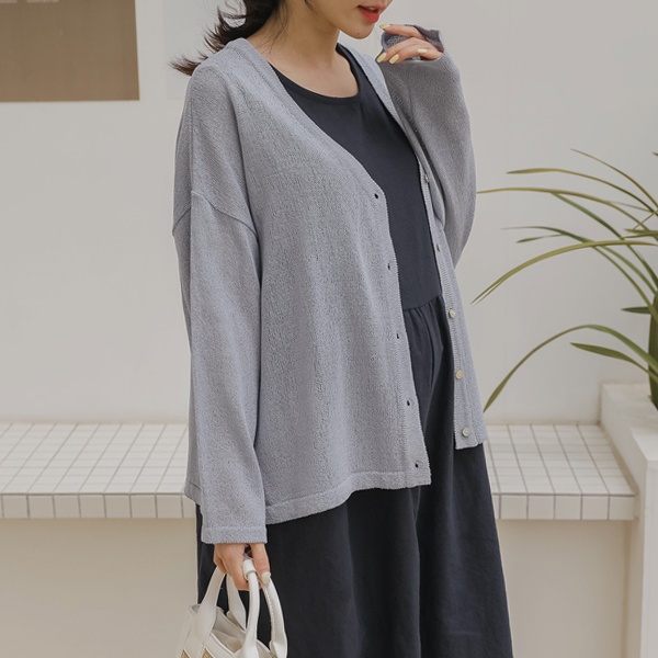 <b>[Limited-time discount]</b> Maternity*Summer cooling loose fit cardigan