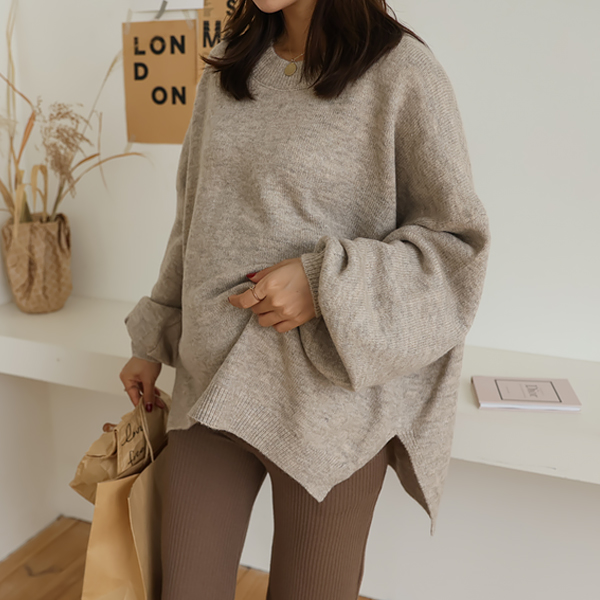 <b>[Limited-time discount]</b> Maternity*Overfit Wool Boxy Knit