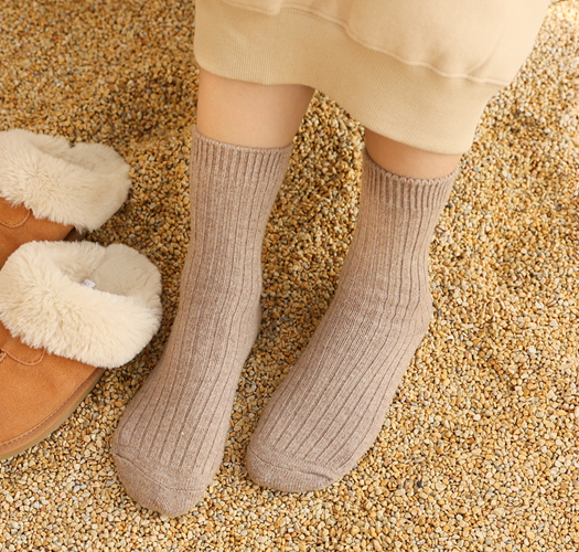 <b>[Limited Quantity SALE]</b> Cashmere Wool Gore Socks