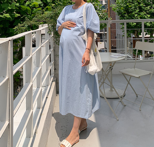 Maternity*Stingori puffline maternity dress