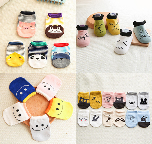 [Joy Multi] Spring/Fall Infant/Baby Ankle Sock(1+1)Random 2Set(SL) 700175