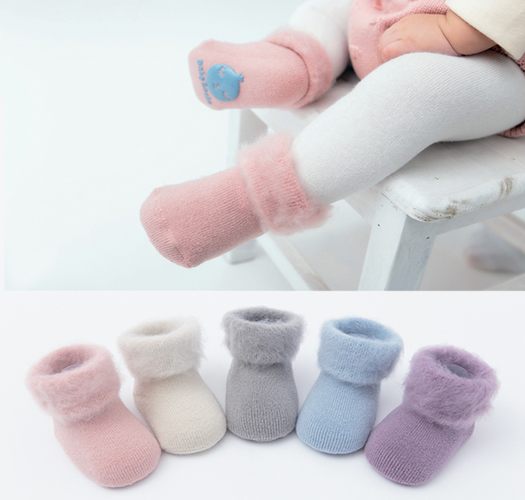 [Joy Multi] pastel cotton candy Infant baby socks 5 types 1Set(XS-M) 410033