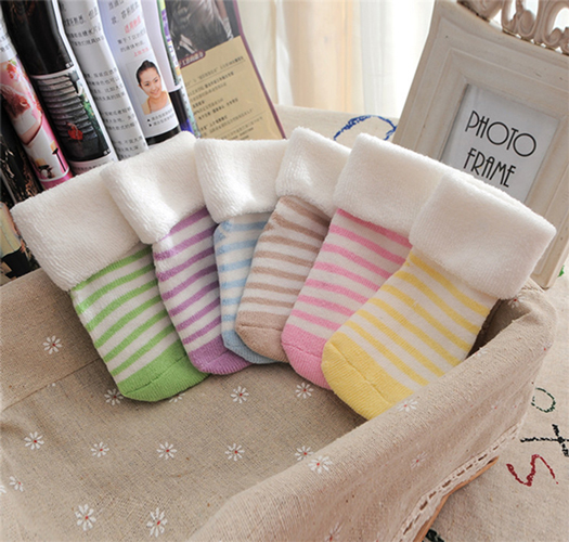 [Joy Multi] Stripe Infant Socks 3-piece Set (SM) 302404