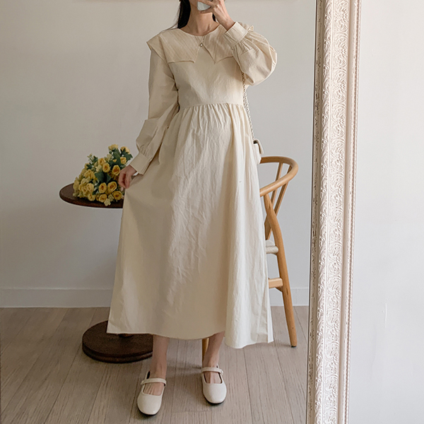 Maternity* Cera cotton adjustable maternity dress