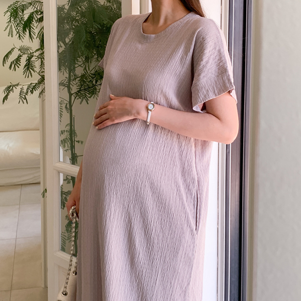 Maternity*Sleeve CoverHuljimi Maternity Dress