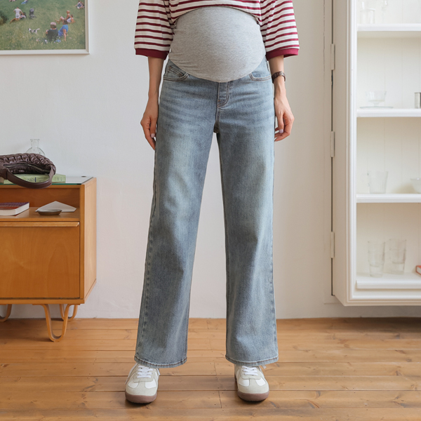 Maternity*Golden Ratio Semi-Wide Maternity Jeans