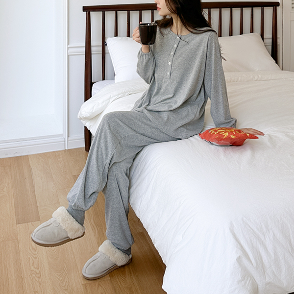 <b>[Limited-time discount]</b> Nursing clothes*Soft jogger nursing set (ver.napping)