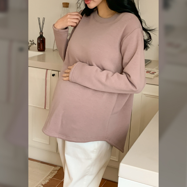 Maternity*Atteu ridged maternity t-shirt