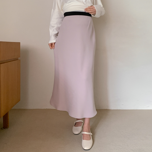 Maternity*self-correction fit banding skirt
