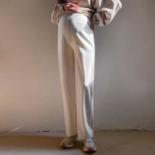 Maternity*High Span Wide Maternity Pants
