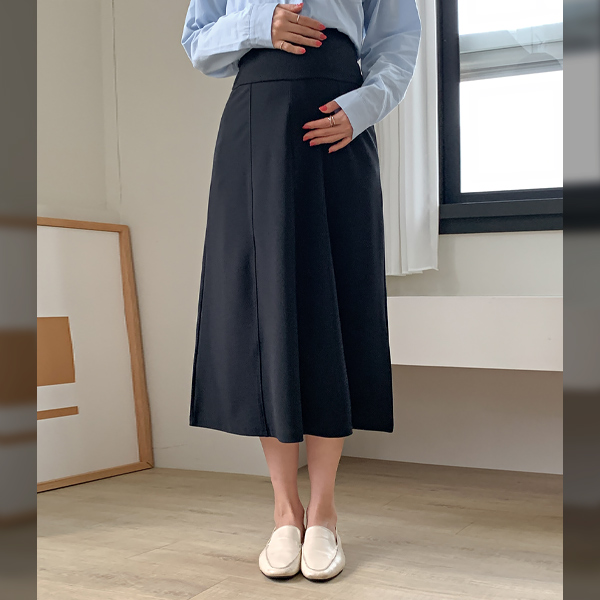 Maternity*Compensation Line Slacks Maternity Skirt