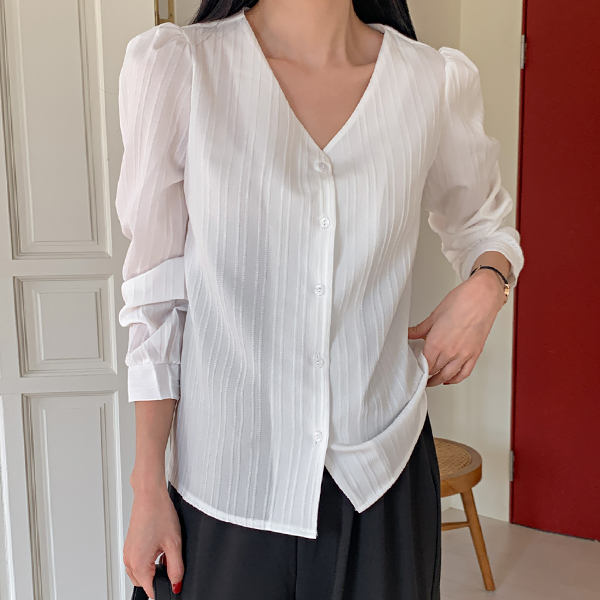 Maternity*Beloved Puff Blouse