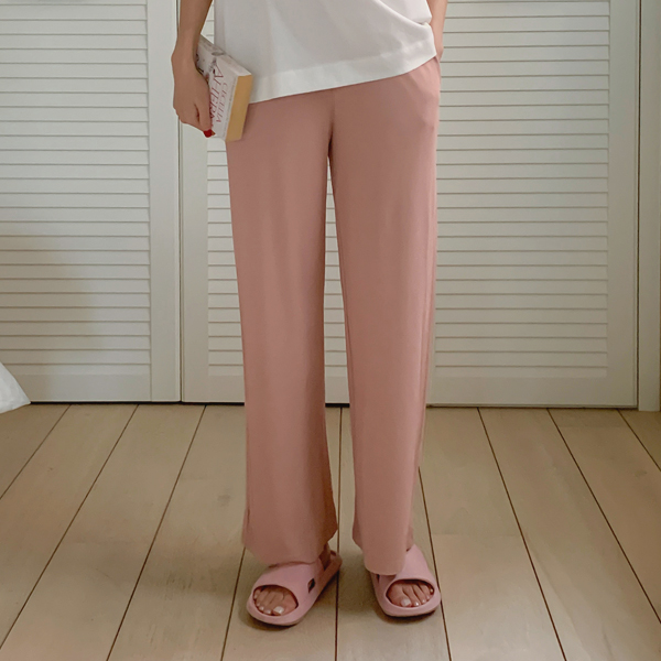 <b>[Limited-time discount]</b> Maternity*Cool and ribbed banding maternity pants