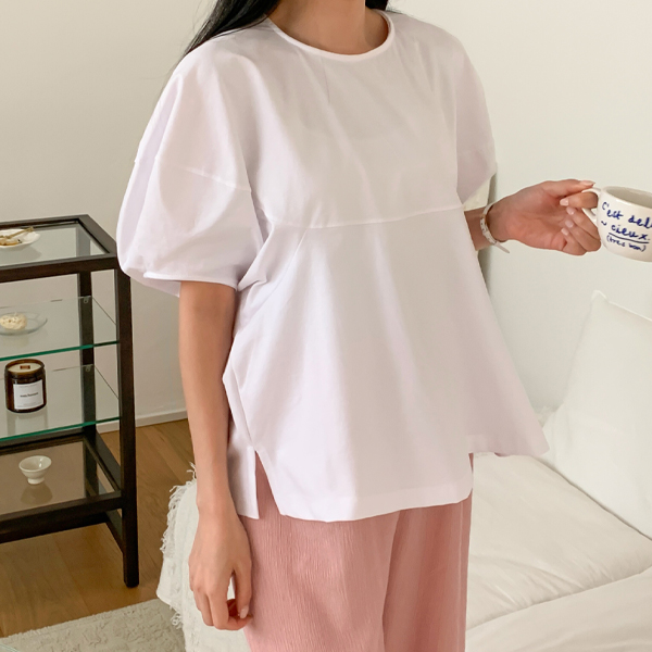 Maternity*Balloon Cooling Short Sleeves T-shirt