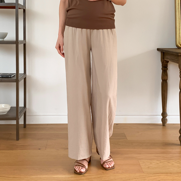 <b>[Limited-time discount]</b> Maternity*Air Cool Wide Long Maternity Pants