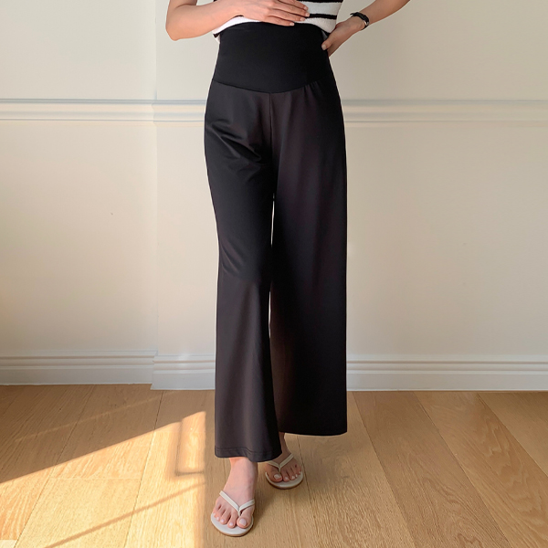 Maternity*Meta Cooling Touch Wide Maternity Pants