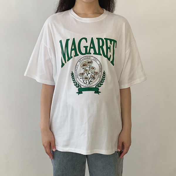 Maternity*Margaret Overfit Short Sleeves T-shirt