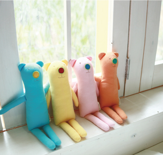 [Ongari] Making an organic colorful teddy bear and a colorful Creamy attachment doll (DIY)