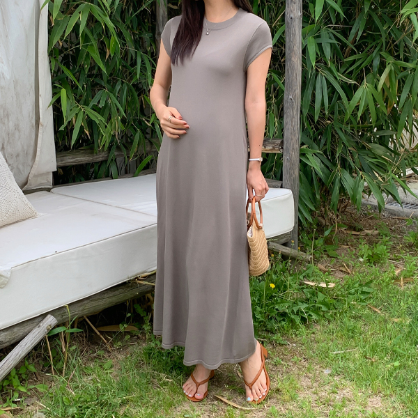 Maternity*Cool feminine maxi long maternity dress