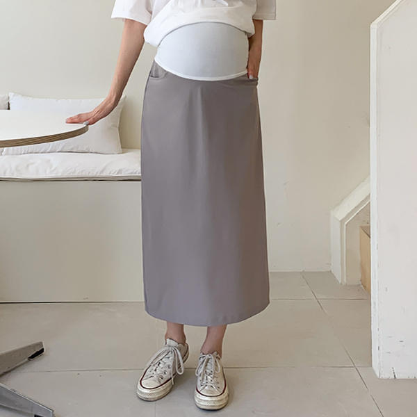 Maternity*Ice Holic Simple Maternity Skirt