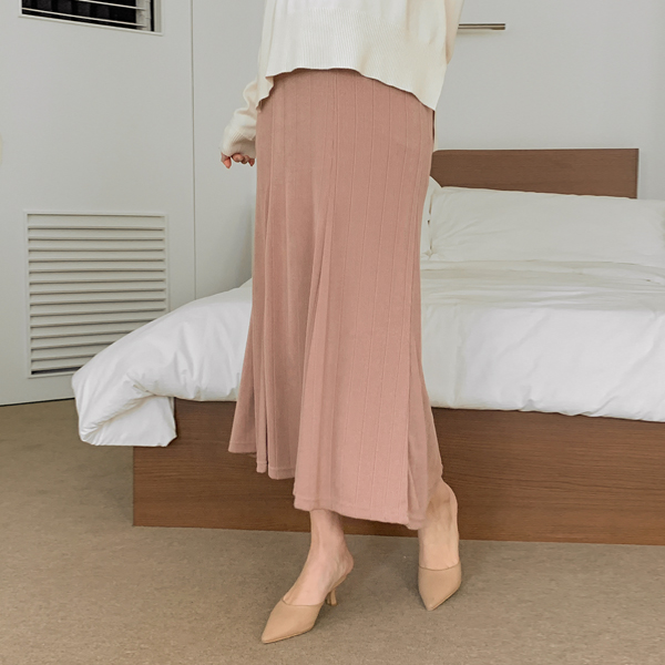 Maternity*Mello Ribbed Dline Maternity Skirt