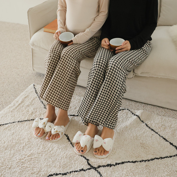 Maternity*Hygge pajama check maternity pants