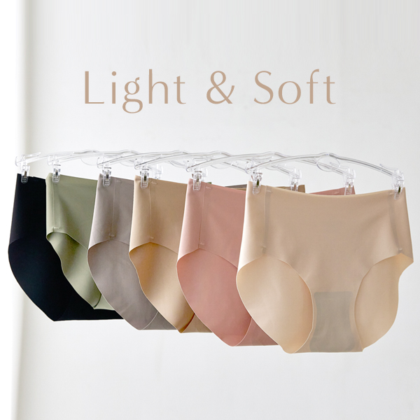 <font color="bb4b57"><b>[1+1 Special Price]</b></font><br> [Jj] Slim Fit Nudy Seamless Panties 2P