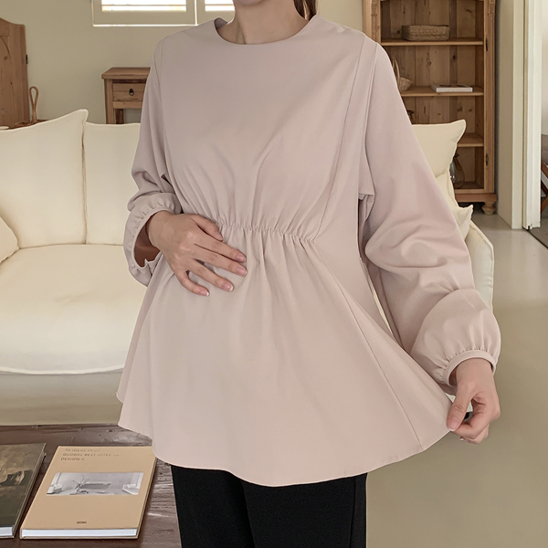 Maternity*Dali Sharing Flare Maternity Blouse