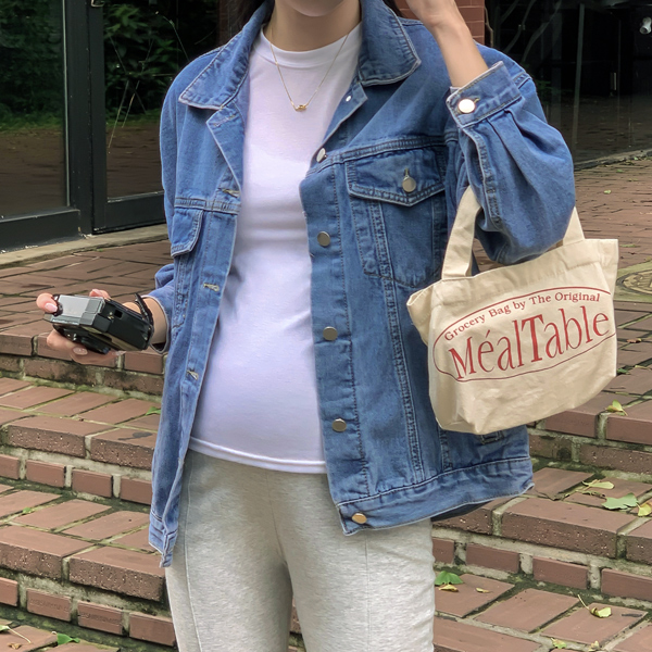 Maternity*Day Overfit Denim Jacket