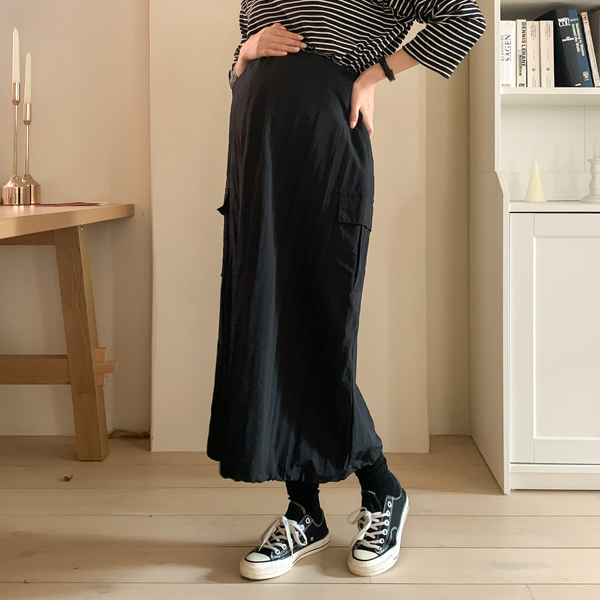 Early and mid-term mom* put-in cargo banding skirt