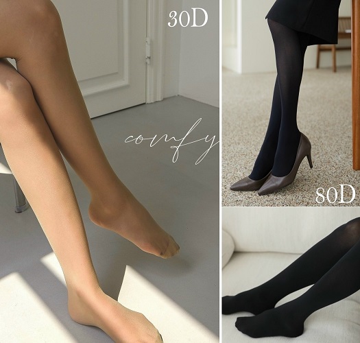 <font color="bb4b57"><b>[Special Offer/2-piece Set]</b></font><br> Comfort Maternity Stockings (30D+80D)