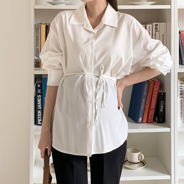 Maternity*Glow Office String Shirt