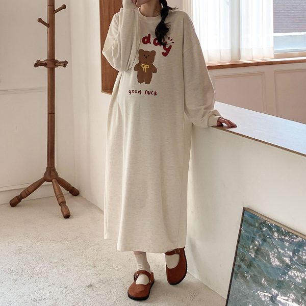 Maternity*Lucky Teddy Maternity Dress