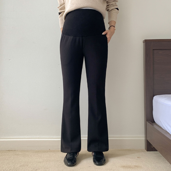 Maternity*Slim boot cover maternity pants