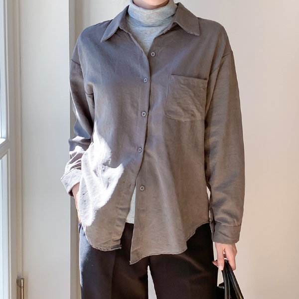 Maternity*Dry Basic Loose Fit Shirt