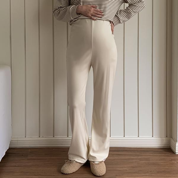 Maternity*Daily Slim Fleece Maternity Pants