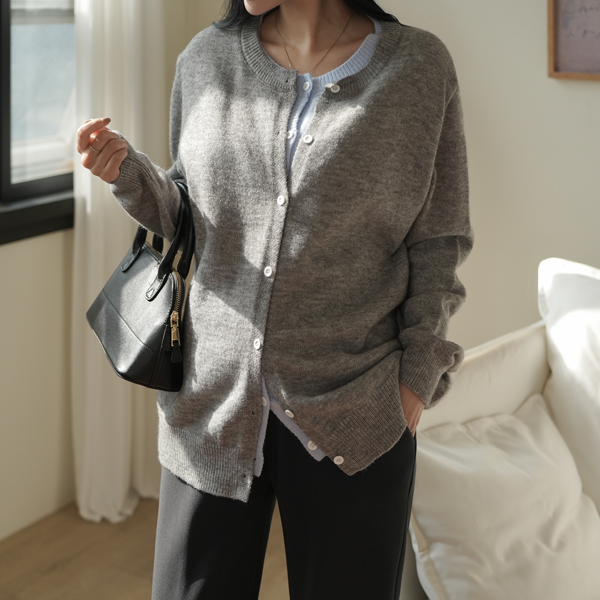 Maternity*Rough Overfit Layered Cardigan