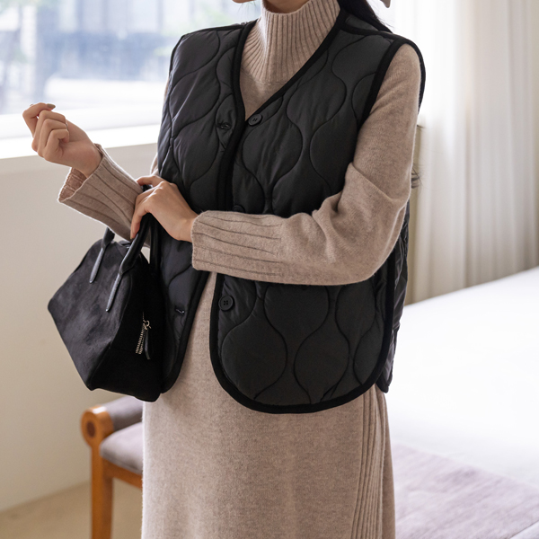 <b>[Limited-time discount]</b> Maternity*Wave-beam vest padding